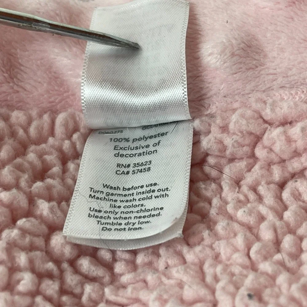 Carters Child of Mine Pink Dot Owl Baby Blanket Thick Warm‎ Green White